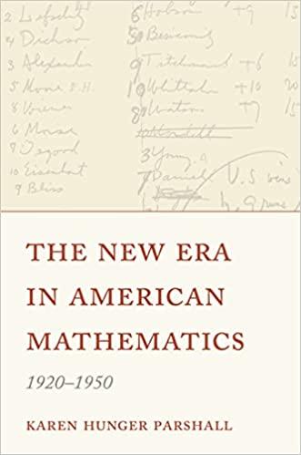 The New Era In American Mathematics, 1920-1950